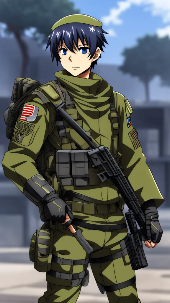 anime boy soldier