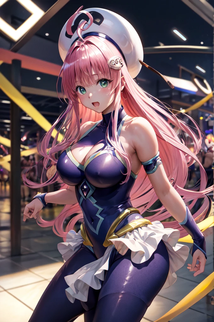(masterpiece),(Highest quality)、(Very detailed)、(Extremely detailed CG)、(Very delicate),(Perfect lighting),(8K)、(Dynamic Angle)、(Clear images)、Vibrant colors,woman、masterpiece、Highest quality、Written boundary depth、Cinema Lighting、masterpiece、Highest quality、Very detailed、colorful、Vibrant、Large Breasts、Thighs、mature woman、alone、(masterpiece、Highest quality、High resolution、Anime Screen Capture、anime color)、(Perfect Anatomy、Beautiful attention to detail、Beautiful detail body、Beautiful breasts、Shiny)、Sexy mature anime woman standing outside in a swimsuit、((High leg ))、performer、View your audience、side bangs、Pink Hair、The eyes are round、Long Hair、side bangs、Large Breasts、Large Breasts、
