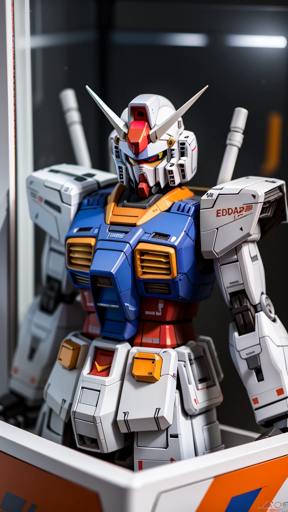 inbox\(Teddorp\),(8K, RAW photos, best quality, masterpiece:1.2),((In a toy box with glass windows)),Solitary,on the table,(Showcase),
A giant (Gundam rx78 1.2) (Upper Body:1.2),close up,(steel),best quality,((Science Fiction)),lens flare,Unreal Engine,number,Style - TronLegacy-8v-B,
,Popular on CGsociety,Beautiful and detailed lighting,Shadow opt-6000,