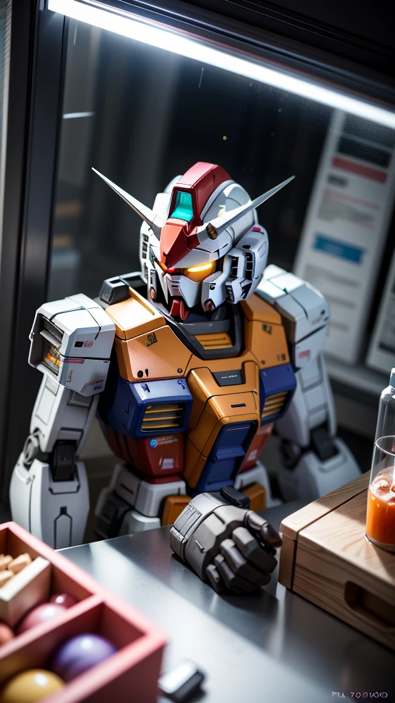 inbox\(Teddorp\),(8K, RAW photos, best quality, masterpiece:1.2),((In a toy box with glass windows)),Solitary,on the table,(Showcase),
A giant (Gundam rx78 1.2)  (Upper Body:1.2),close up,(steel),best quality,((Science Fiction)),lens flare,Unreal Engine,number,Style - TronLegacy-8v-B,
,Popular on CGsociety,Beautiful and detailed lighting,Shadow opt-6000,
