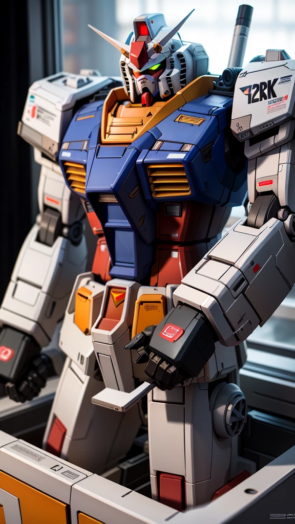 inbox\(Teddorp\),(8K, RAW photos, best quality, masterpiece:1.2),((In a toy box with glass windows)),Solitary,on the table,(Showcase),
A giant (Gundam rx78 1.2) (Upper Body:1.2),close up,(steel),best quality,((Science Fiction)),lens flare,Unreal Engine,number,Style - TronLegacy-8v-B,
,Popular on CGsociety,Beautiful and detailed lighting,Shadow opt-6000,