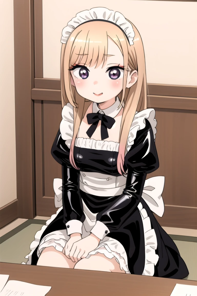 Marin Kitagawa,Latex clothes, maid clothes,Mesugaki,