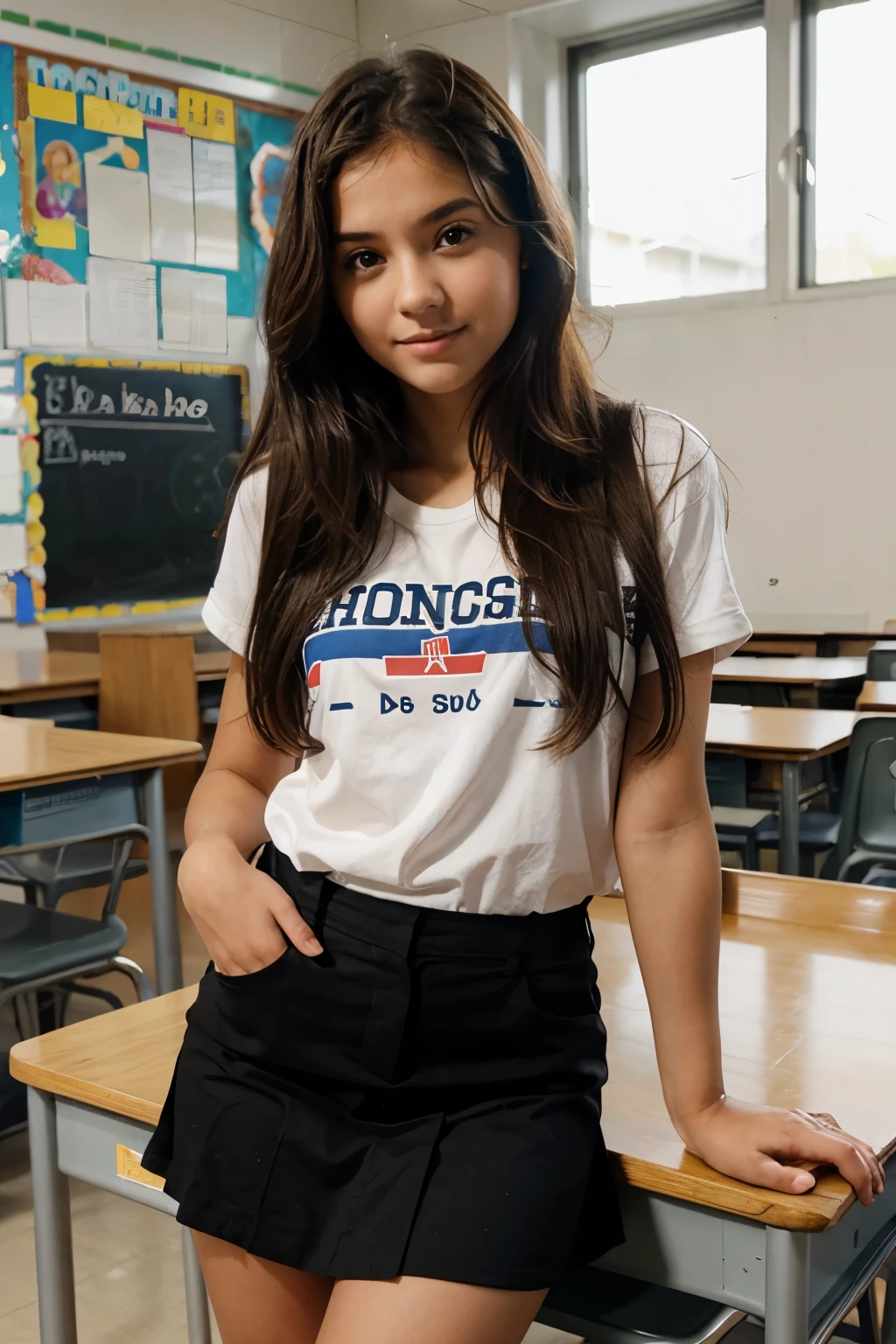 Girl in school
