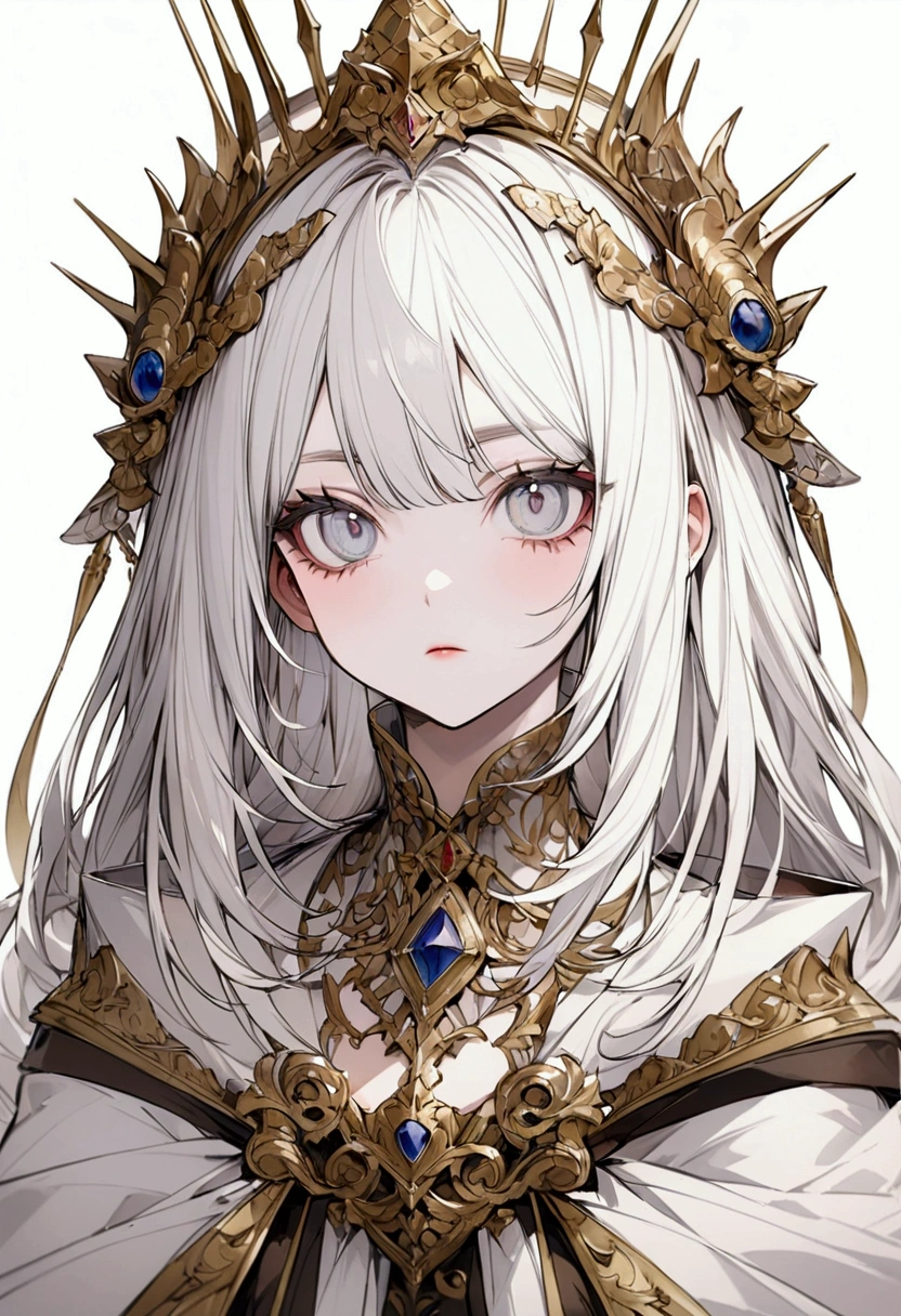 whole body、whole body、whole body、whole body、Character portrait、Detailed costumes、Plain white background、White background、Character portrait