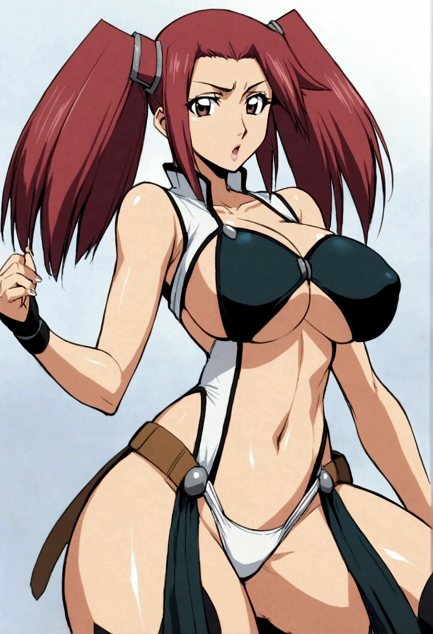 Riruka Dokugamine( from anime bleach) , big tits, small but, 