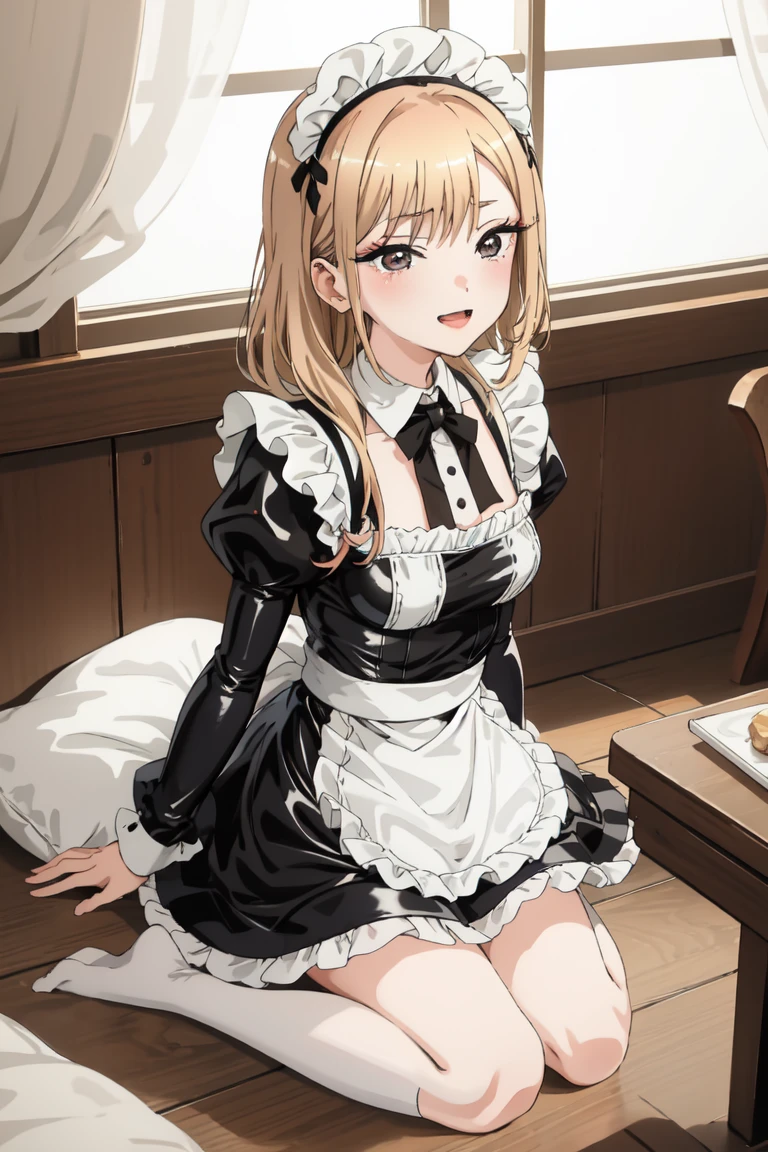 Marin Kitagawa,Latex clothes, maid clothes,Mesugaki,