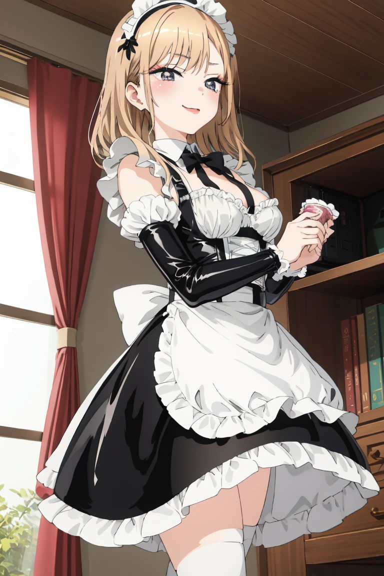 Marin Kitagawa,Latex clothes, maid clothes,Mesugaki,