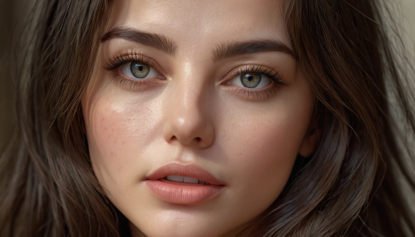 (Masterpiece, Best Quality, Photorealistic:1.3), 1girl, Beautiful detailed eyes, Beautiful detailed lips, a woman with sensual movements, long flowing hair, soft whispered words, eyes slowly closing, detailed portrait, photorealistic, dramatic lighting, intimate, elegant, beautiful, (best quality,4k,8k,highres,masterpiece:1.2),ultra-detailed,(realistic,photorealistic,photo-realistic:1.37), Upper body, medium shoot, half body, center photo, frontal