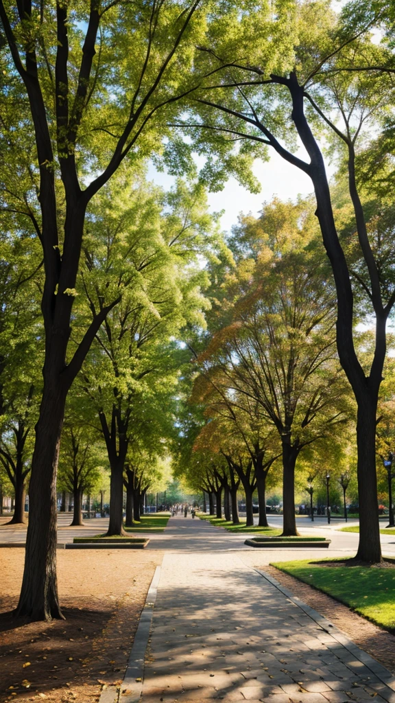 Decorated park