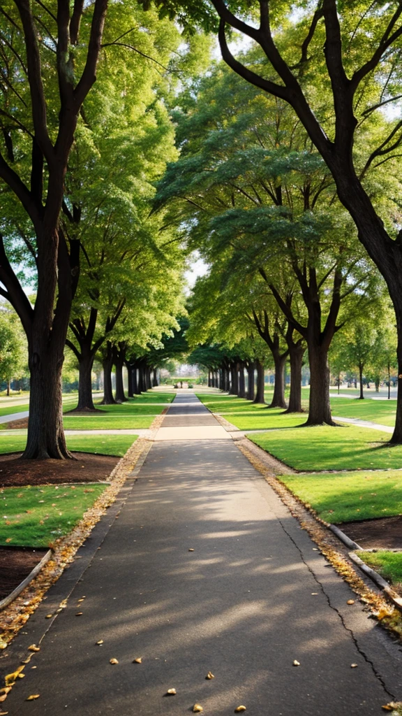 Decorated park