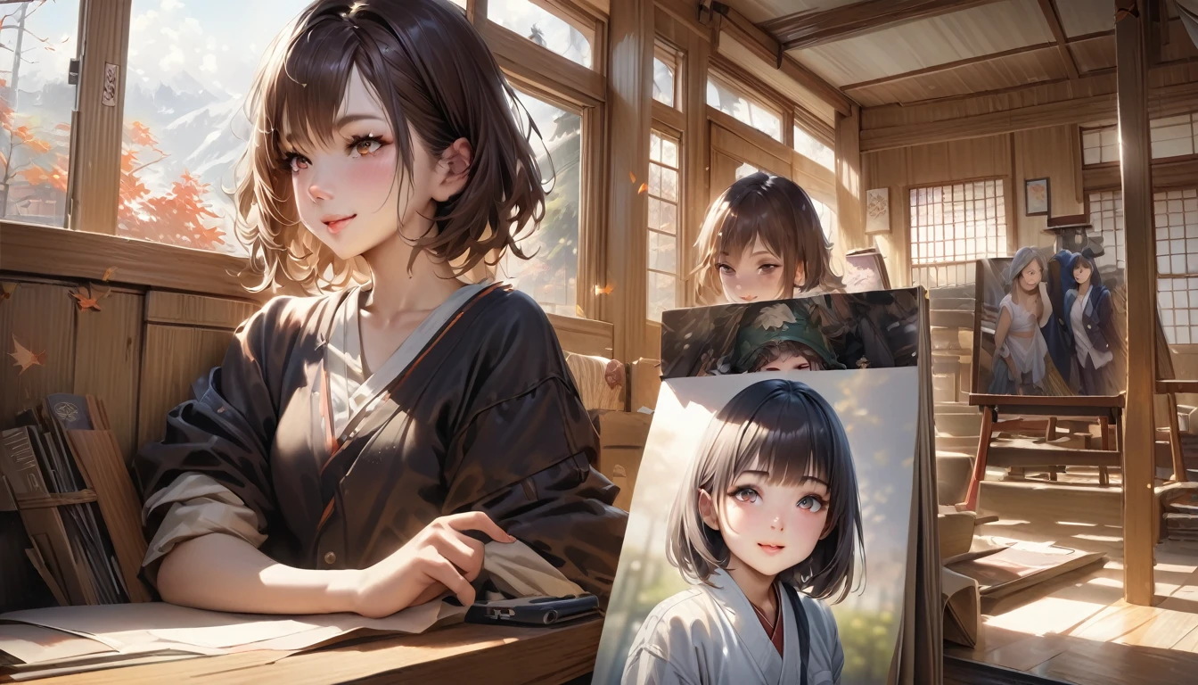 I stood aside,He straightened his clothes and glanced at her。
Chen Zhenzhen had already taken out the mirror and started touching up her makeup,It seemed to glimpse me in the mirror that I was tidying up my clothes,Immediately burst out laughing。