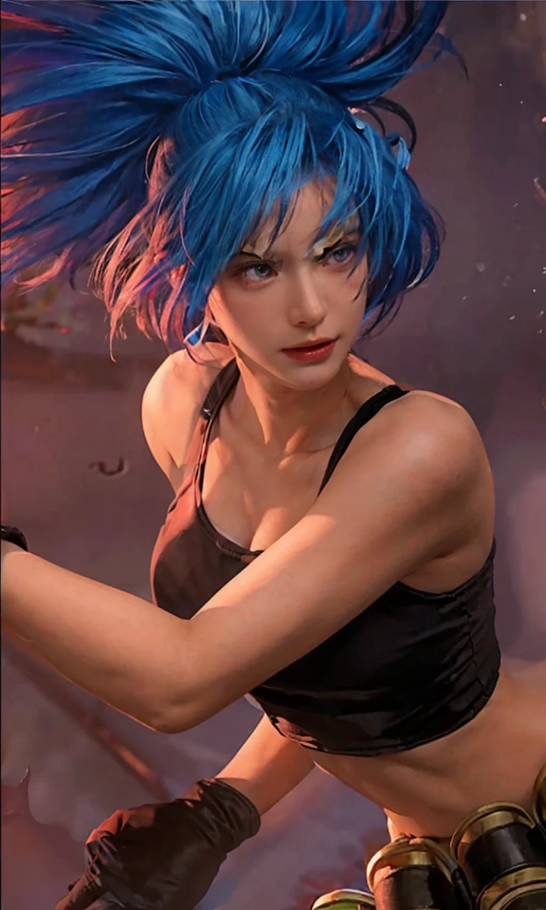 best quality， ultra high resolution， （realistically：1.4）， a girl， A pair of clear and charming peach blossom eyes,Royal sister，a sense of atmosphere，a beautiful girl（faded gray hair：1）， （Big cleavage：1.3）， looking at the audience， Close-up cleavage ，