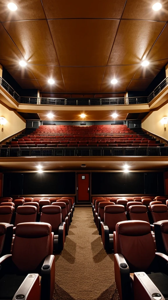 Movie theatre inside view