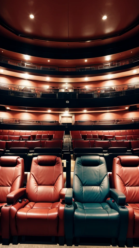 Movie theatre inside view