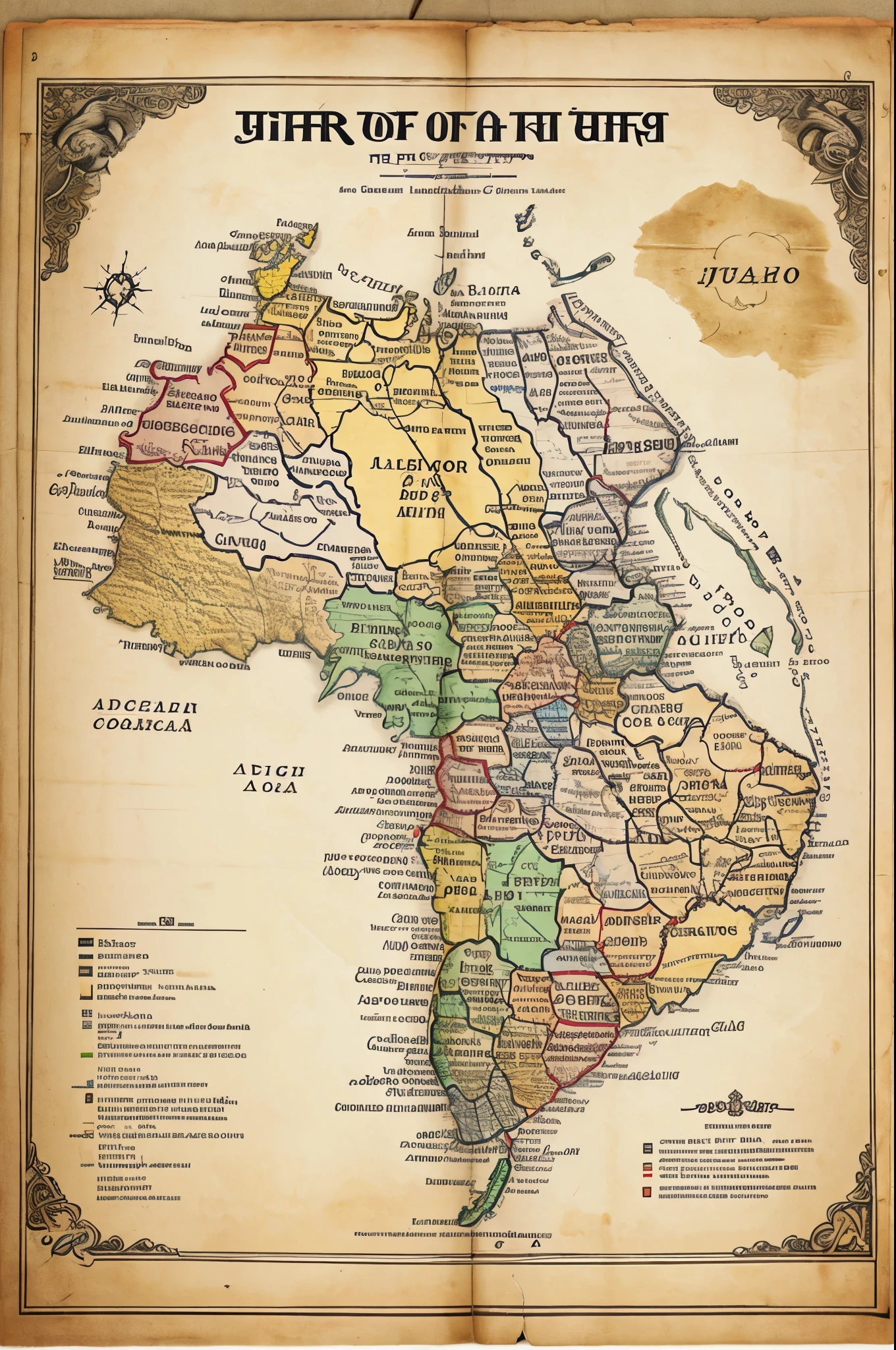 Make a logo for gangs of bihar must include bihars map and text "gangs of bihar" on it