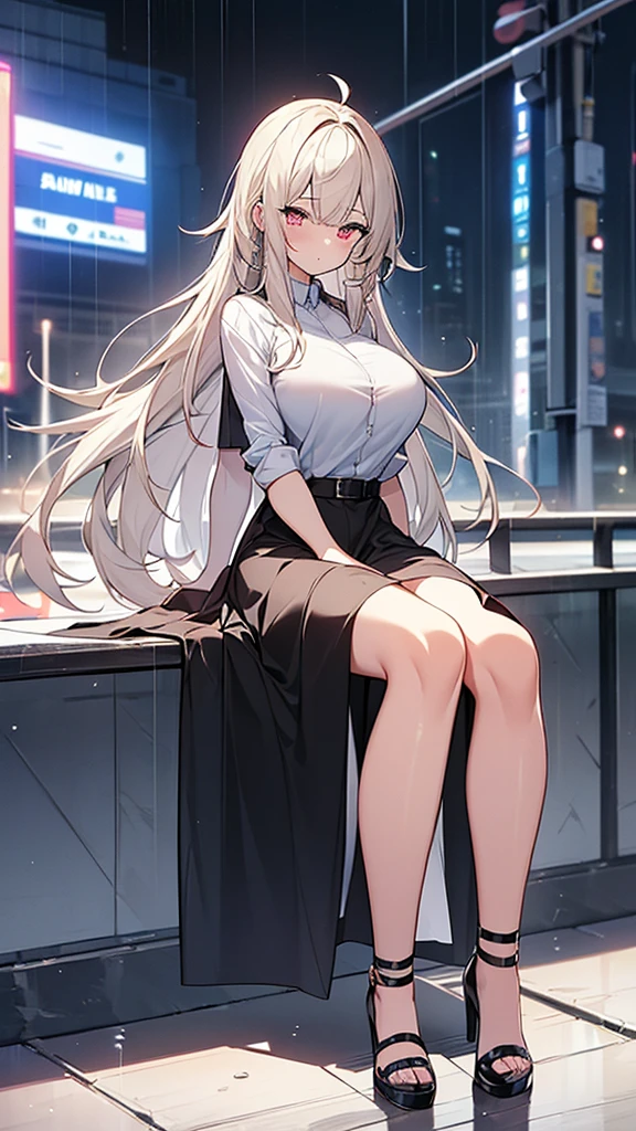 Full body image, front, One girl, 18-year-old, Mix 4, (32k, RAW Photos, Highest quality, masterpiece:1.2), (Anime-like, photoAnime-like:1.37), cute, night, rain, Humidity, Professional Lighting, Photon Mapping, Radio City, Physically Based Rendering, Super Resolution, (Big Breasts:1.2), {{The biological weapon preys on the younger sister, takes her place, and forces the older brother into vaginal sex.}}, ((vaginal sex while straddling her brother's crotch)), ((Vaginal sex with a man: 1.5)), ??????, The insertion part is visible, 男, ?????, Girl Skull, whole body, NSFW