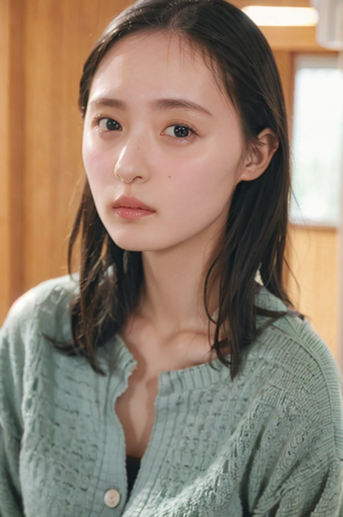 (((masterpiece、Highest quality、Very detailed、Artistic balance of light and shadow、Perfect human form)))、(Surreal)、(Upper Body:1.5、high school girl、Great balance of facial placement)、(Highly detailed CG illustrations)、(Very delicate and beautiful)、Realistic quality、Realistic depiction、Realistic texture、Realistic texture、Realistic facial muscles、realism、Absolute rules、最高masterpieceのバランス、The most beautiful composition of a woman、Realistic creation and expression、
