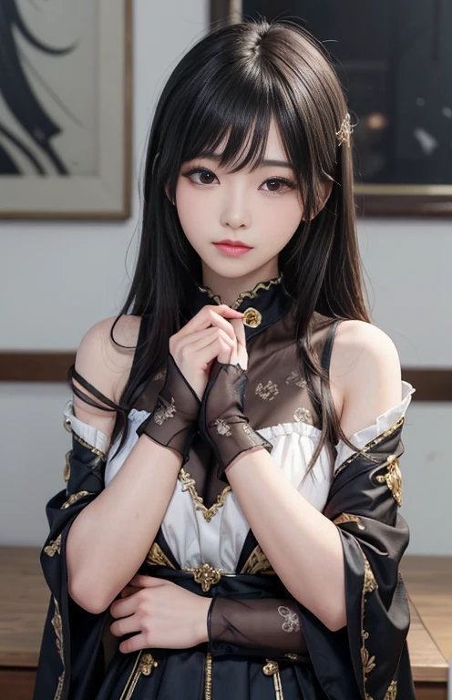 tmasterpiece,top-quality,offcial art,Highly detailed CG Unity 8K wallpapers,like a college girl,20 years girl,Very delicate beautiful,超A high resolution,(realisticlying:1.4),1 hour of writing,(The upper part of the body),(Platinum Long Hair:0.8),(Puffy eyes),looking at viewert,facing front,ssmile,Everyday clothes,(chiayi:1.5), tmasterpiece, best qualtiy, RAW photogr, realisticlying, faces, incredibly absurd res, Buatigarh, depth of fields, hight resolution, ultra - detailed, finedetail, Very detailed, extremely detailed eye and face, Sharp pupils, pupil realistic, tack sharp focus, cinmatic lighting、laying on a couch、A dark-haired、genital female genitalia