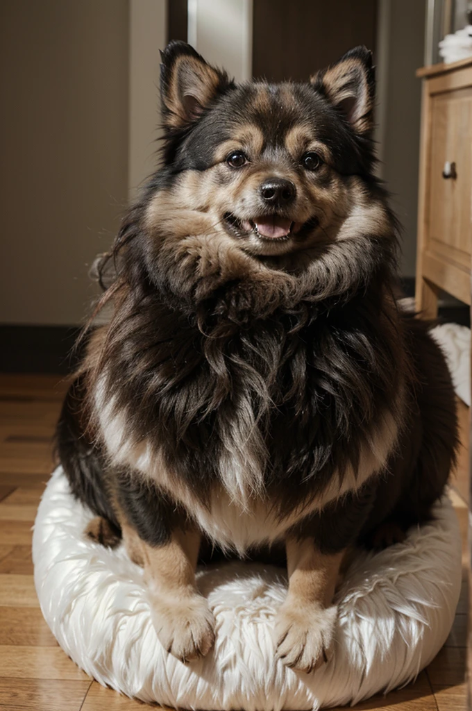 Cheerful Keeshond_A Fluffy Ball 