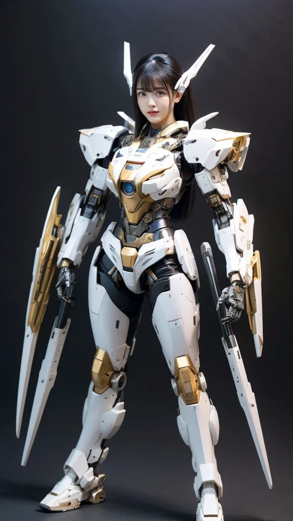 Textured skin, Super Detail, Attention to detail, high quality, 最high quality, High resolution, 1080P, hard disk, beautiful,(Super Heroine),Missile Guide,beautifulサイボーグ女性,Mecha Cyborg Girl,BATTLE MODE,Girl with a mechanical body,She is wearing a combat cyborg mech with weapons,Full Body Shot