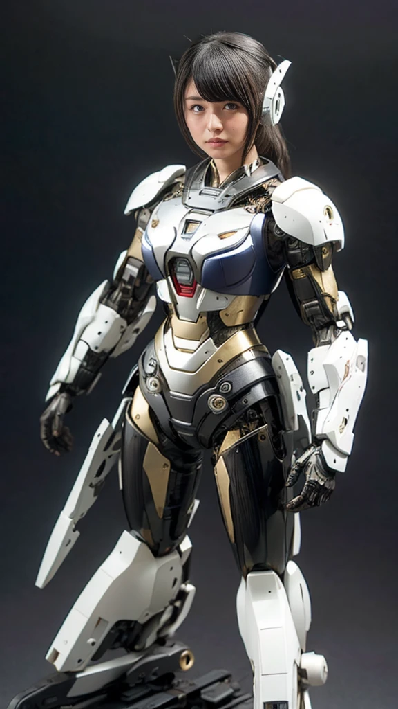 Textured skin, Super Detail, Attention to detail, high quality, 最high quality, High resolution, 1080P, hard disk, beautiful,(Super Heroine),Missile Guide,beautifulサイボーグ女性,Mecha Cyborg Girl,BATTLE MODE,Girl with a mechanical body,She is wearing a combat cyborg mech with weapons,Full Body Shot