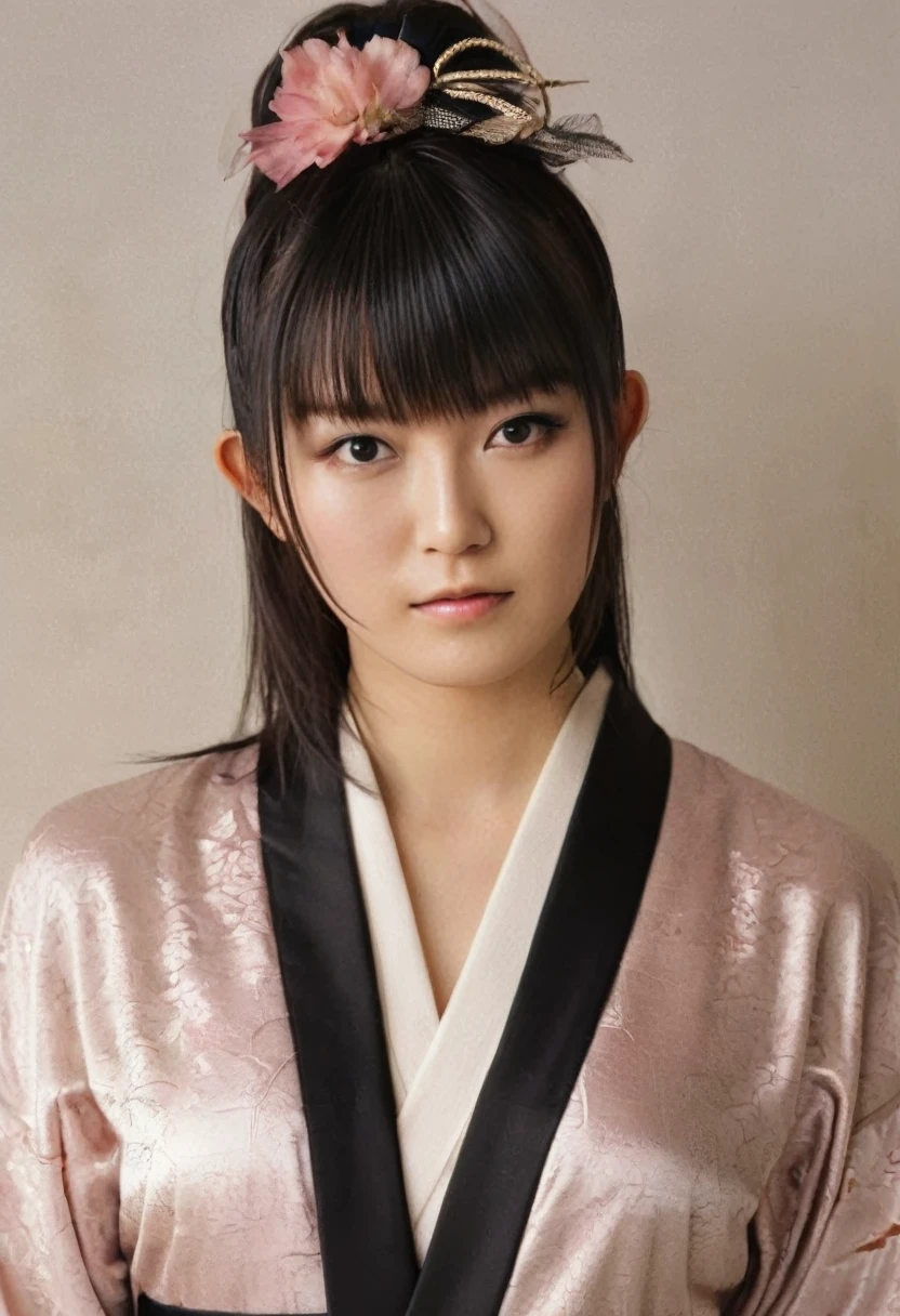 a beautiful picture of suzuka nakamoto XL, detailed skin texture,white,sexy,kimono,topless,masterpiece, photorealistic, woman, 4k, backlighting, light, RAW color photo,(fully in frame:1.1), (blush:0.5), (goosebumps:0.5), wearing a (formal suit:1.1)