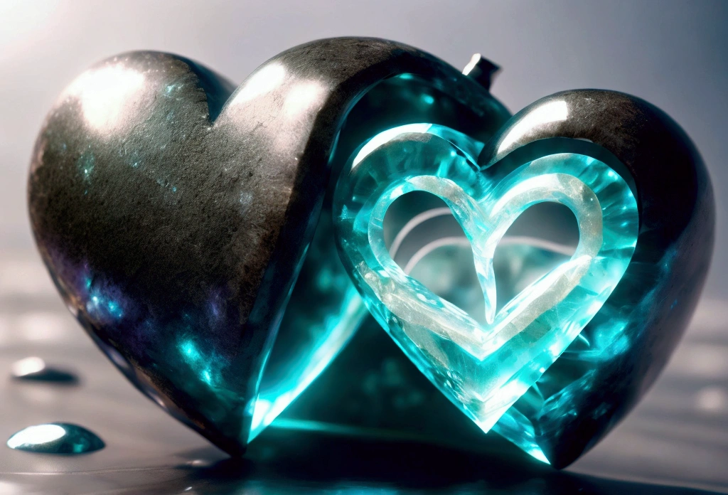 Earth Crystal Heart
