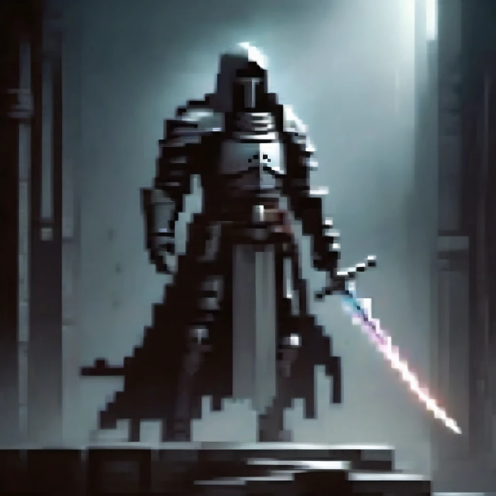 a male ghost knight, ethereal armor, cursed spectral sword, dark fantasy, dramatic lighting, moody atmosphere, cinematic pose, epic scale, photorealistic, hyperdetailed, masterpiece, 8k, best quality