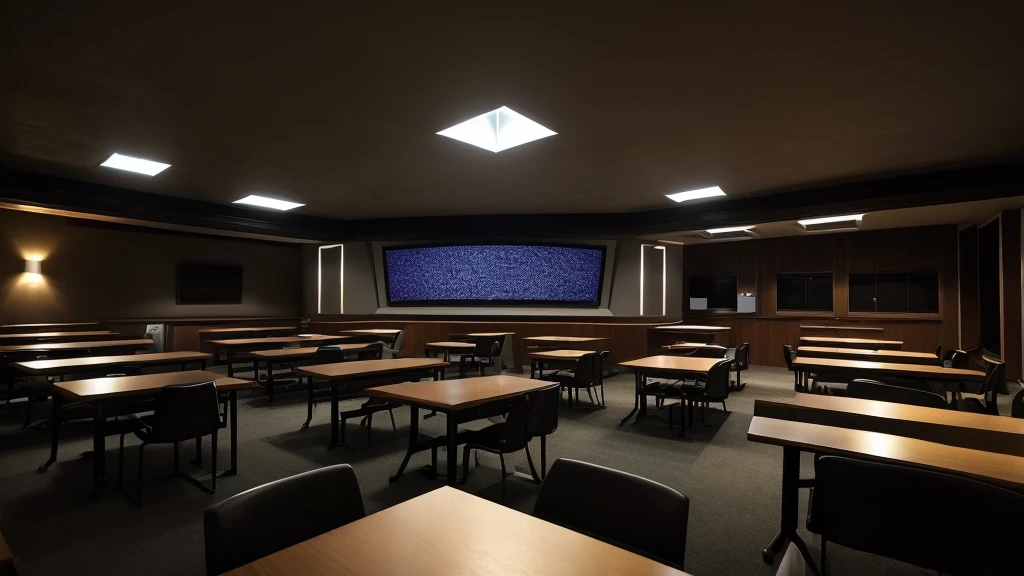 ((Highest quality)), ((masterpiece)), (detailed), A dark room with no lights , The only light is from the TV　A large number of CRT televisions piled up　Composition looking up from below　There are no chairs, desks or other furniture.