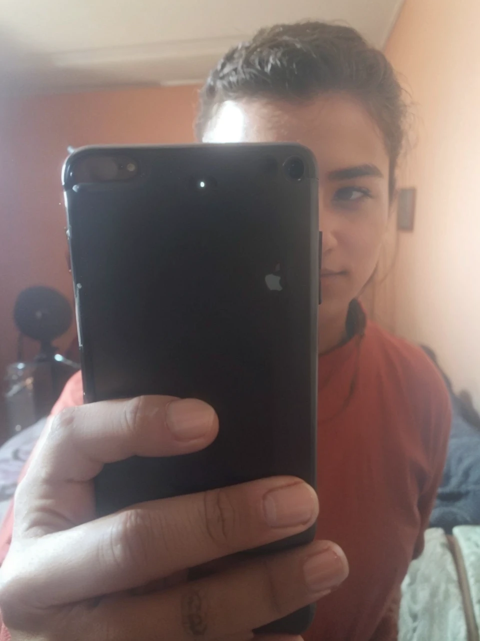 I phone 15 with hand