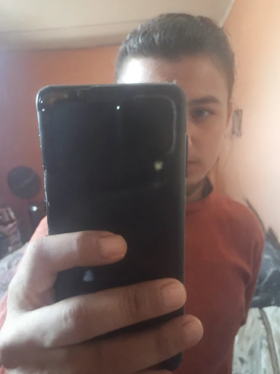 I phone 15 with hand