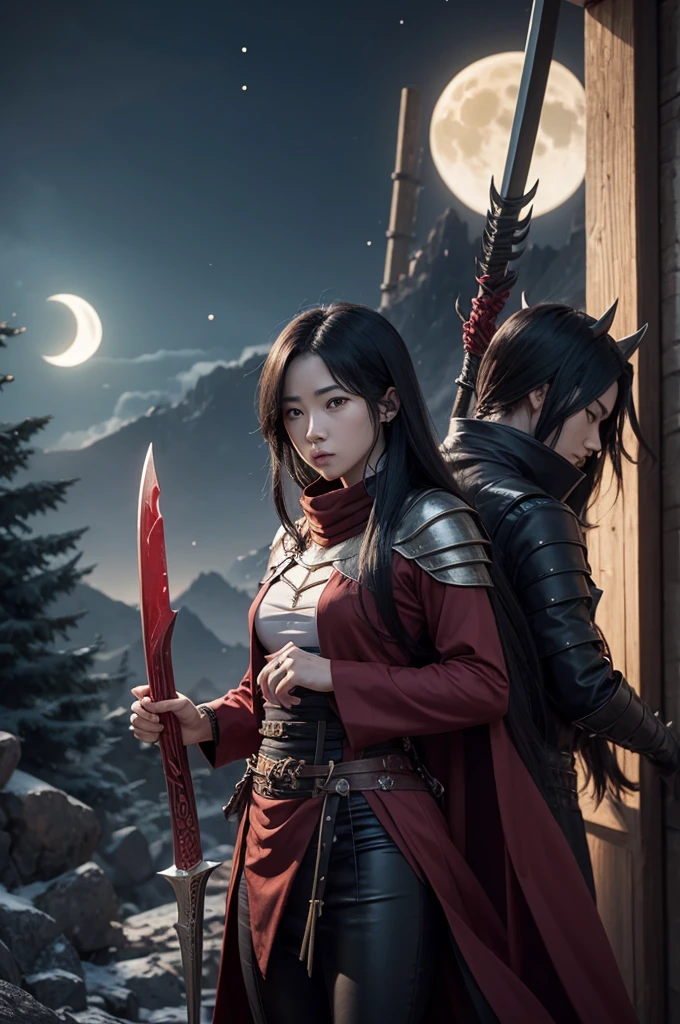 In the demon slayer universe, create new upper moons