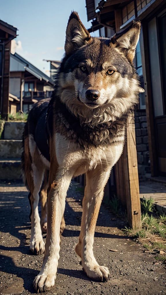 Anime picture of a wolf fucking