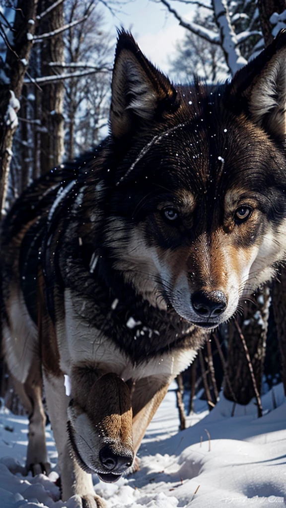 Anime picture of a wolf fucking