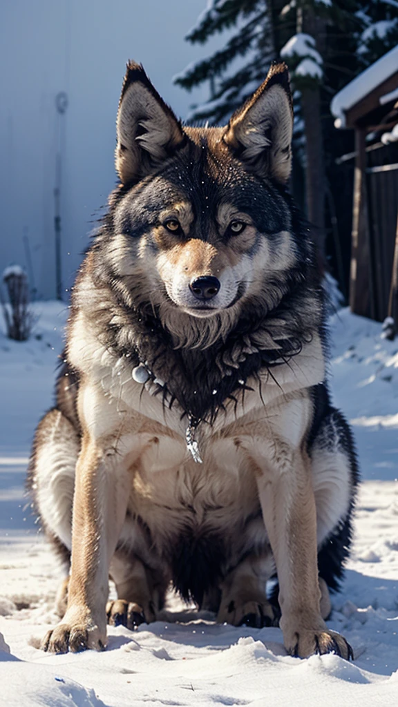 Anime picture of a wolf fucking