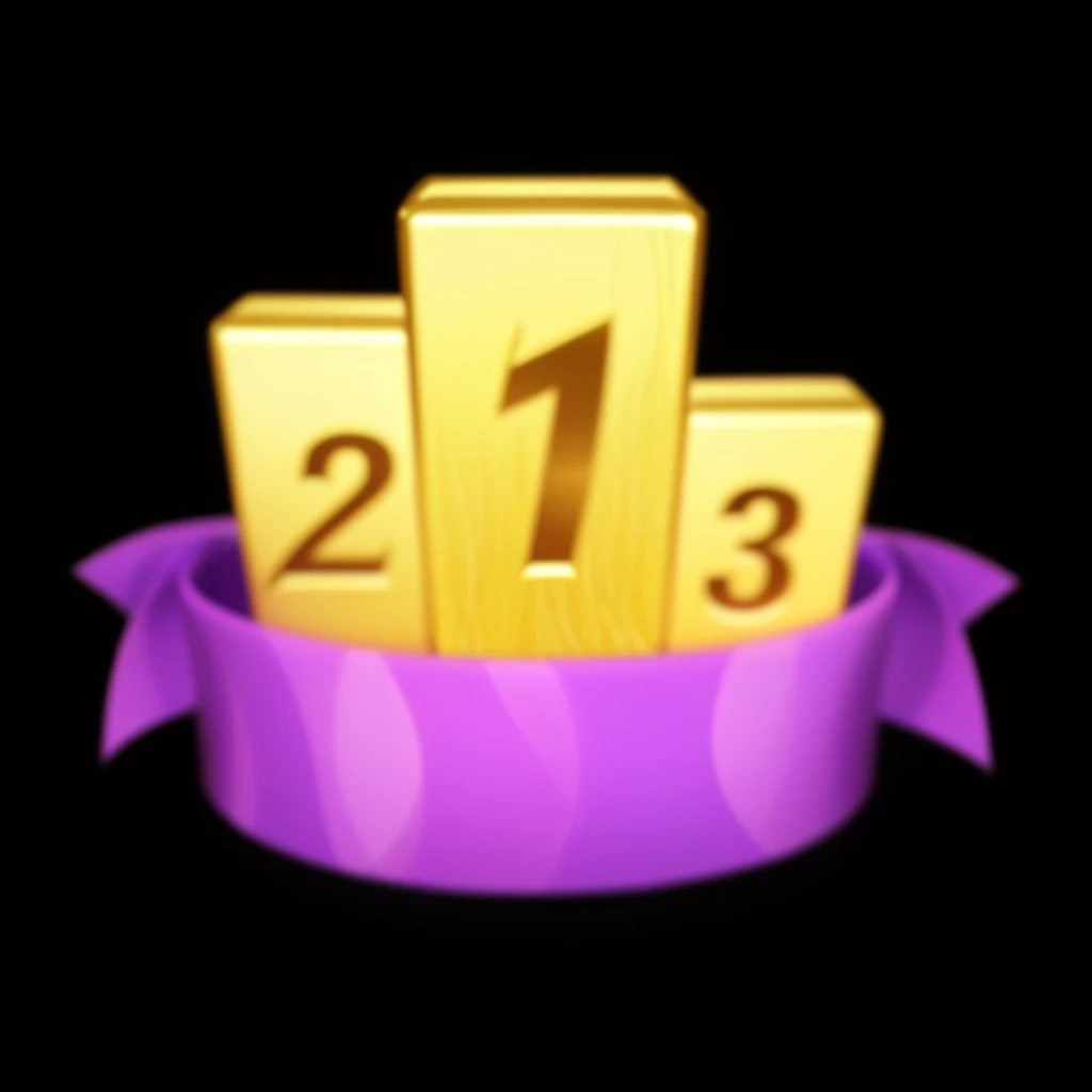 Close up of golden trophy，奖杯周围系着Purple Ribbon, 1.8, ?. 8, No. 31!!!!!, golden number, [32k hd]^10, Gold and purple, Purple Ribbon, screensaver, Gold Ribbon, 9k, Nine thousand, First Place, 32k, 3 2 thousand, Awards