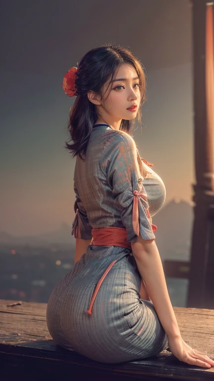 (dark shot:1.4), 80mm, (dark shot:1.4), masterpiece, best quality, game_cg, in summer, girl, solo, medium hair, white hair, looking at viewer, brown eyes, gigantic breasts nearly exposed, perfect booty, 80mm, epic realistic, painting of a geisha with european features entering a japanese pine forest, by range murata, a big red sun in the background, stunning, matted, paul gauguin, van gogh, art by greg rutkowski and artgerm, soft cinematic light, adobe lightroom, photolab, hdr, intricate, highly detailed, (depth of field:1.4), (dark shot:1.22), neutral colors, (hdr:1.4), (muted colors:1.4), (intricate), (artstation:1.2), hyperdetailed, dramatic, intricate details, (technicolor:0.9), (rutkowski:0.8), cinematic, detailed, soft light, sharp, exposure blend, medium shot, bokeh, (hdr:1.4), high contrast, (cinematic, teal and orange:0.85), (muted colors, dim colors, soothing tones:1.3), low saturation, (hyperdetailed:1.2), (????:0.4), soft light, sharp, exposure blend, medium shot, bokeh, (hdr:1.4), high contrast, (cinematic, teal and orange:0.85), (muted colors, dim colors, soothing tones:1.3), low saturation, (hyperdetailed:1.2), (????:0.4), (intricate details:1.12), hdr, (intricate details, hyperdetailed:1.15)