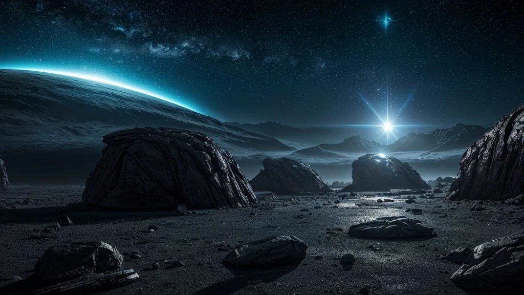 Aliens, stars on the background, lots of detail, (best quality, 4k, 8k, highres, masterpiece:1.2), ultra-detailed, (realistic, photorealistic, photo-realistic:1.37), sci-fi, vibrant colors, dark shadows, glowing eyes, metallic skin, mysterious atmosphere, futuristic technology, surreal landscape, otherworldly creatures, intricate spaceship design, cosmic energy, dynamic composition, intense contrast, extraterrestrial beings, immersive environment, celestial bodies, epic scale, mesmerizing visuals, ethereal glow, unknown planets, intergalactic travel.