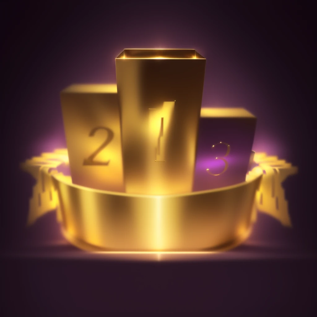 Close up of golden trophy，奖杯周围系着Purple Ribbon, 1.8, ?. 8, No. 31!!!!!, golden number, [32k hd]^10, Gold and purple, Purple Ribbon, screensaver, Gold Ribbon, 9k, Nine thousand, First Place, 32k, 3 2 thousand, Awards