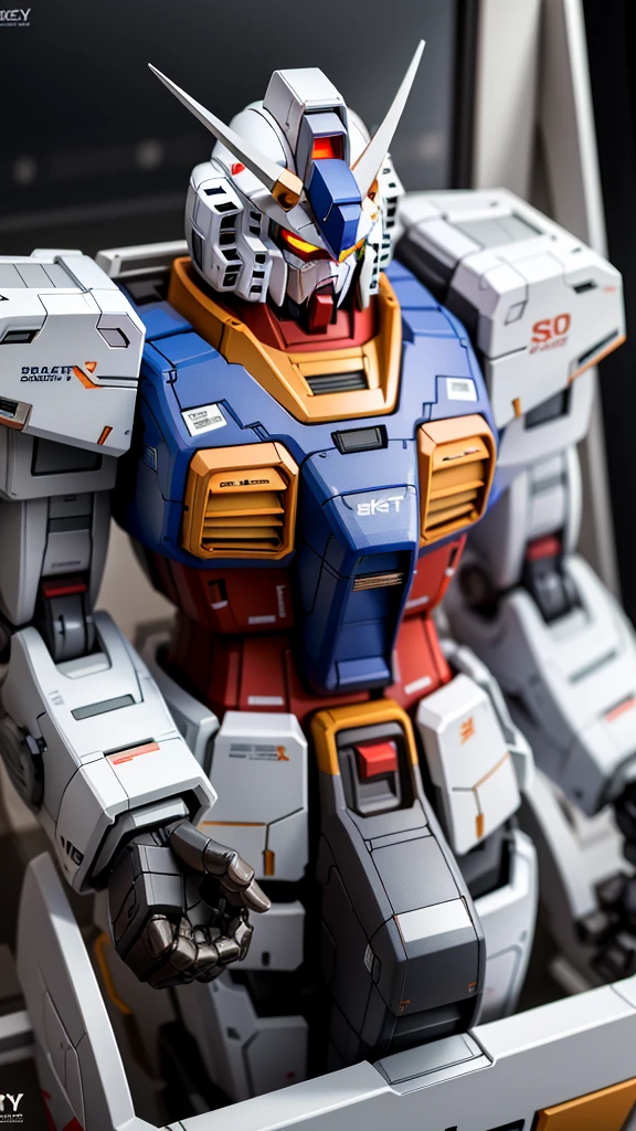 inbox\(Teddorp\),(8K, RAW photos, best quality, masterpiece:1.2),((In a toy box with glass windows)),Solitary,(Showcase), A giant (Gundam rx78 1.2) (Upper Body:1.2),close up,(steel),best quality,((Science Fiction)),lens flare,Unreal Engine,number,Style - TronLegacy-8v-B, ,Popular on CGsociety,Beautiful and detailed lighting,Shadow opt-6000,