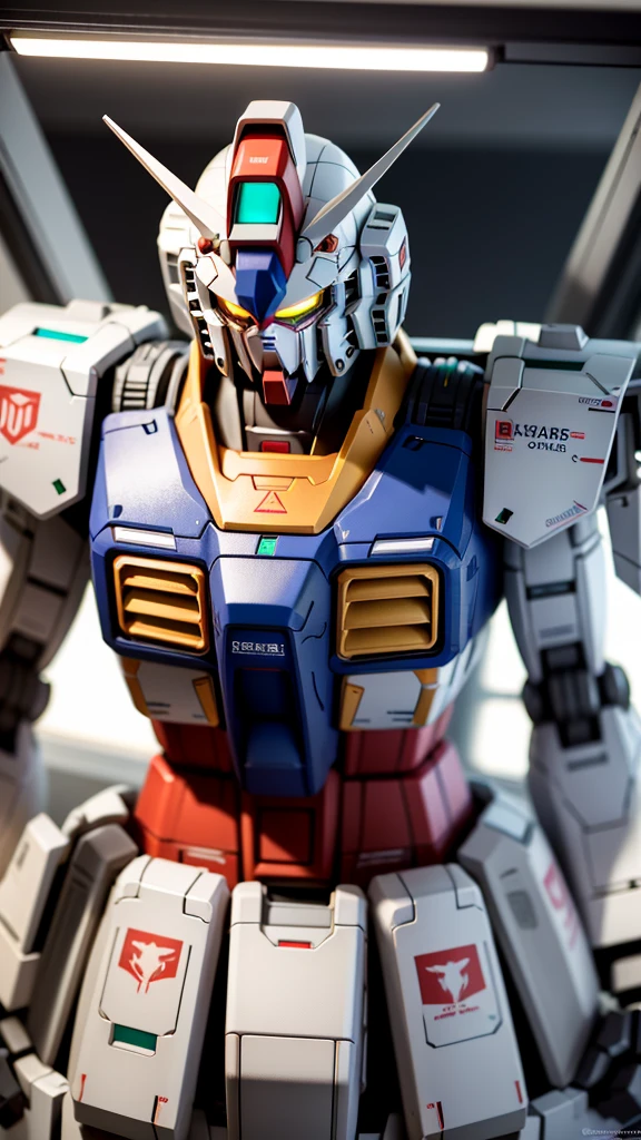 inbox\(Teddorp\),(8K, RAW photos, best quality, masterpiece:1.2),((In a toy box with glass windows)),Solitary,(Showcase), A giant (Gundam rx78 1.2) (Upper Body:1.2),close up,(steel),best quality,((Science Fiction)),lens flare,Unreal Engine,number,Style - TronLegacy-8v-B, ,Popular on CGsociety,Beautiful and detailed lighting,Shadow opt-6000,
