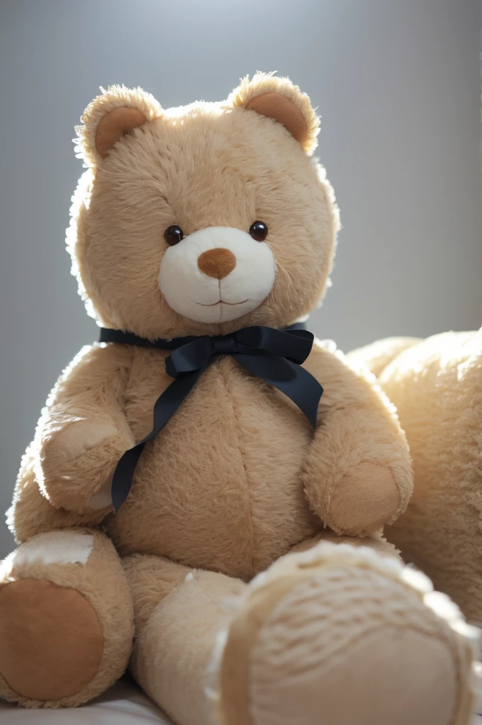 teddy bear。White background。No Shadow