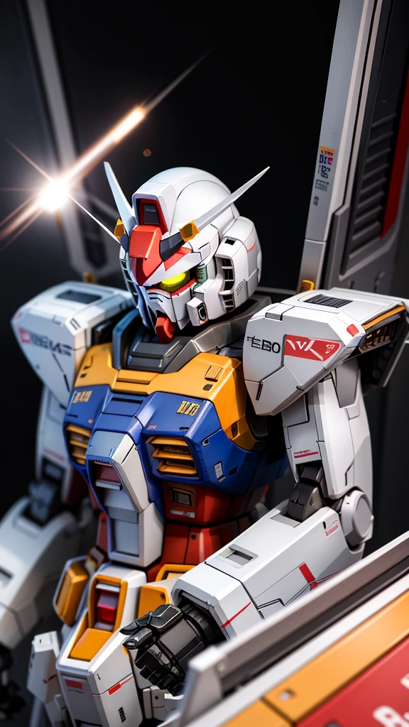 inbox\(Teddorp\),(8K, RAW photos, best quality, masterpiece:1.2),((In a toy box with glass windows)),Solitary,(Showcase), A giant (Gundam rx78 1.2) (Upper Body:1.2),close up,(steel),best quality,((Science Fiction)),lens flare,Unreal Engine,number,Style - TronLegacy-8v-B, ,Popular on CGsociety,Beautiful and detailed lighting,Shadow opt-6000,