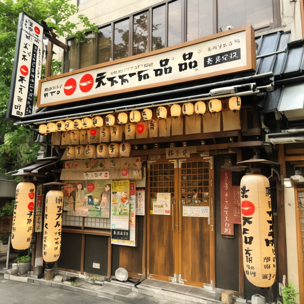 masterpiece, best quality, ultra-detailed, illustration,
tenkaippin, poster (object), scenery, outdoors, road, sign, street, shop, building, lantern, window, lamppost, tree, power lines, city, lamp, storefront, utility pole, day, door, light, night, paper lantern, real world location, plant, realistic, photo background, photo (medium)