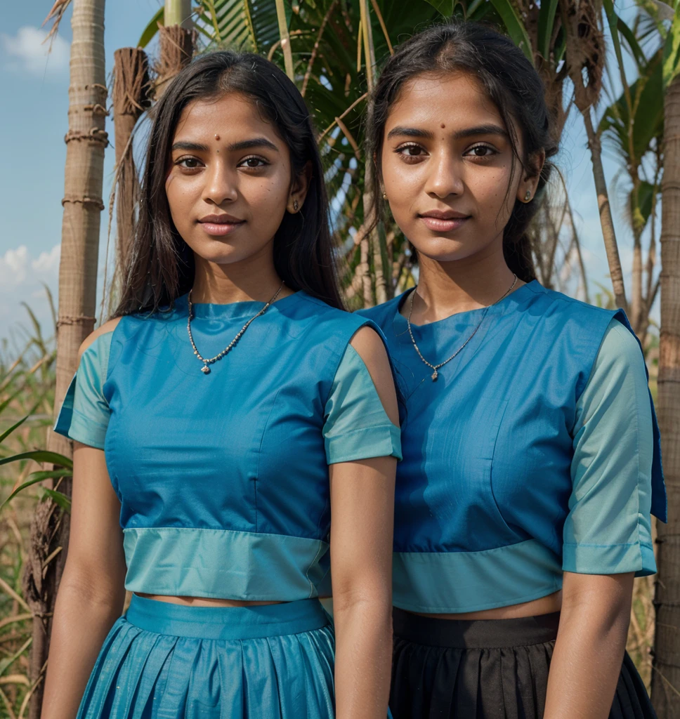 20 year old Tamil girl, inside sugarcane field, evening sky, bossy sassy photoshoot, (wearing expensive sleeveless choli, long skirt), (intricate detailing of face eyes nose mouth full lips & body parts), textured skin, smile:0.6, eyes symmetry, face symmetry, 256K, HDR, hyper realistic, intricate detailing, yotta-pixel image, yocto-pixel detailing
INFO