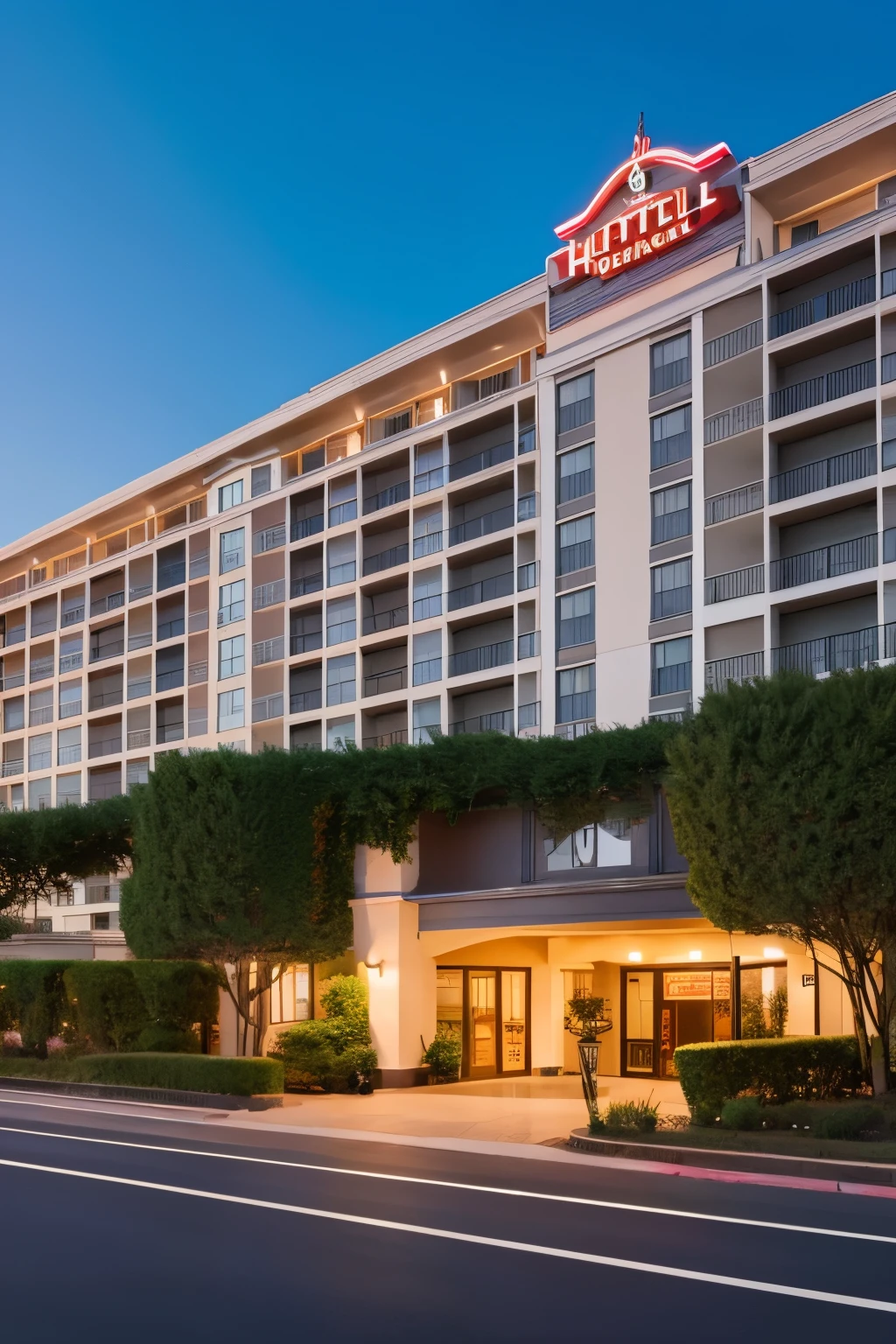 Exterior view of the hotel