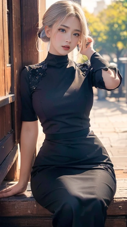 (dark shot: 1.4), 80mm (dark shot: 1.4), masterpiec e, best quality game_cg; in the summer girl solo medium hair white hair looking at the viewer; brown eyes Medium breasts, big hips, high hips, By varying the distance, A big red sun in the background; amazing mud and mud Paul Goggin Van Gogh, Greg rutkow ski artwork and artgerm; soft film light; adobe lightroom photo lab HDR complex very detailed; (depth of field - 1.4); (dark shot-1.22); neutral colors; (hdr:1.4), (Mute Color-1. 4); (complex); (Art Milestone-1.2), The inflated, detailed wonderful Intricate details; (Technical Color: 0. 9); (rutkowski:0.8), the film, details soft light sh arp aperture combination; medium shot bokeh (hdr:1.4), high contrast; (Film, cyan and orange:0.85); (m uted colors, dull colors, soft tones-1 .3); Iow sat uration, (Details-1 .2); (noir:0.4), soft light sh arp exposure mixing; medium shot bokeh (hdr:1.4), high contrast; (non-filmic, cyan and orange-0.85); (m uted colors, dim colors, pleasant sounds: 1.3), low sit uration; (detail:1.2), (noir:0.4), (complex det ails:1.12), hdr, (high detail, extra detail:1 .1 5)