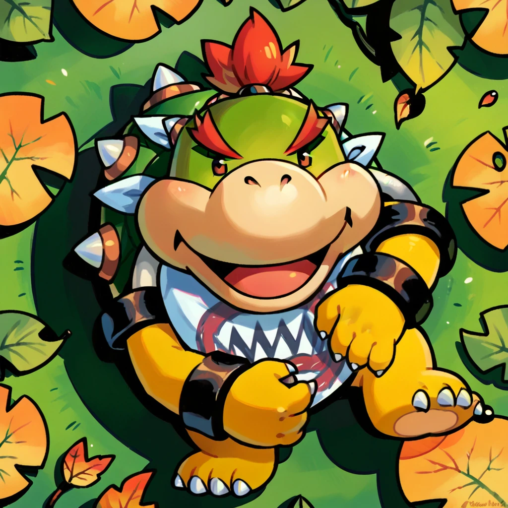 JBowser, Lying on the leaves