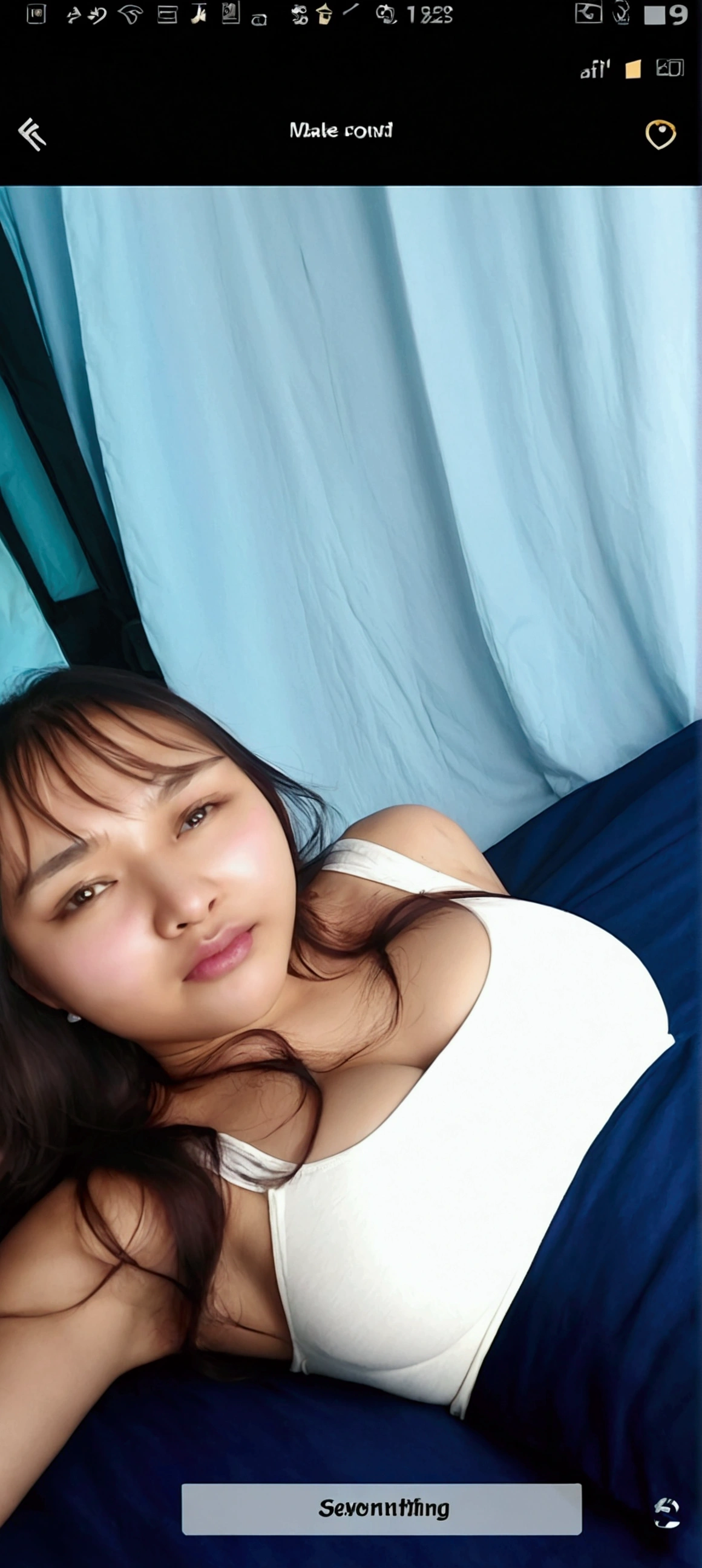 (detailed) make her tits bigger, don't modify anything about your face, and fills her tits with semen
