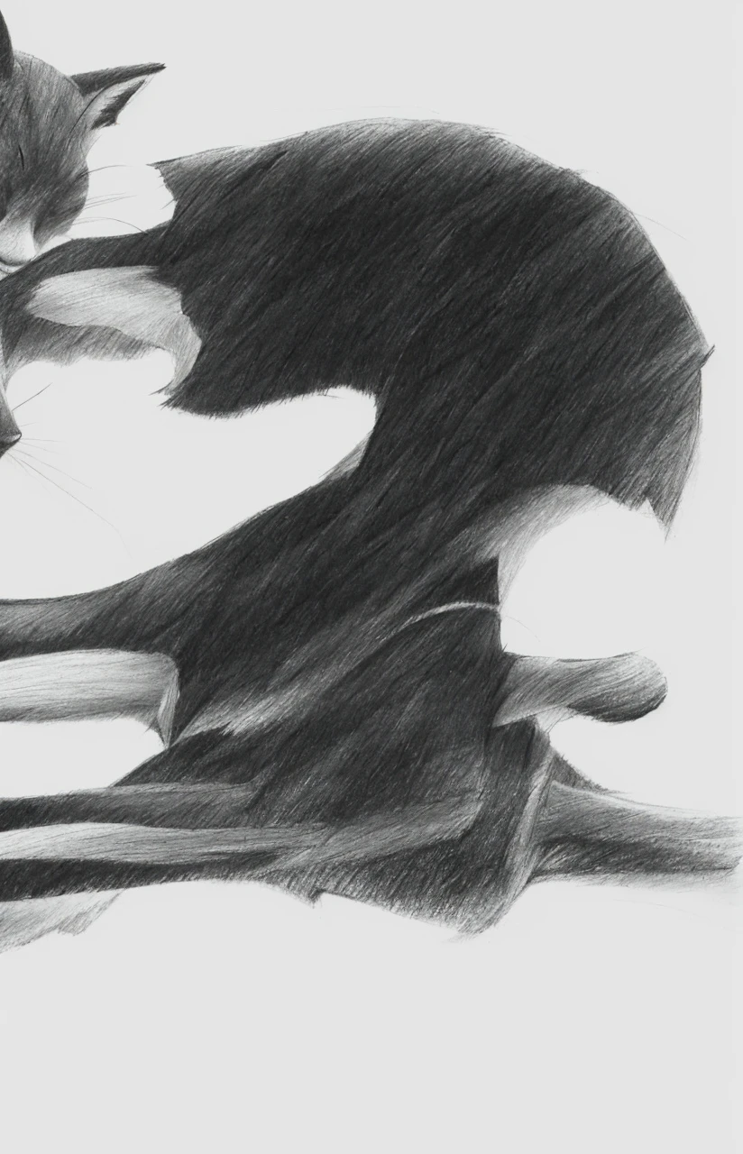 Charcoal pencil drawing, 4k, best quality, black and white sketch